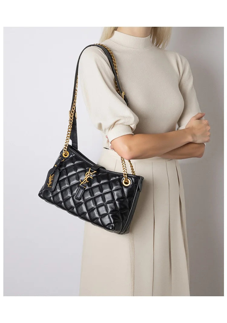 Women's bag niche new shoulder bag high-end messenger bag temperament versatile underarm bag fashion commuter handbag
