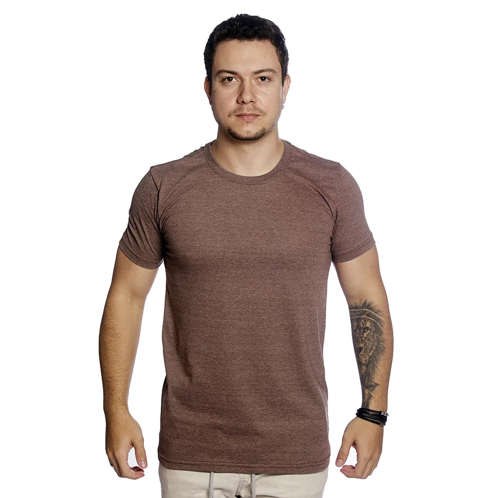Men 100% 30.1 Cotton Basic T-Shirt