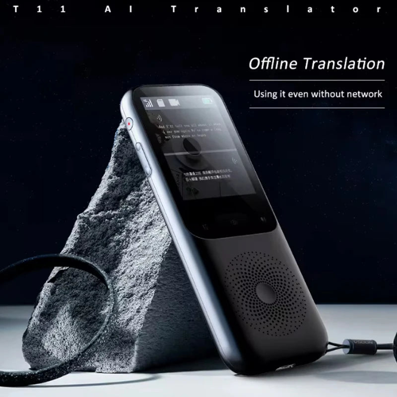T11 138 Tradutor Inteligente de Idiomas, 2025 Tradutor de Fala Portátil Tradutor de Fala Inteligente de IA Offline em Tempo Real