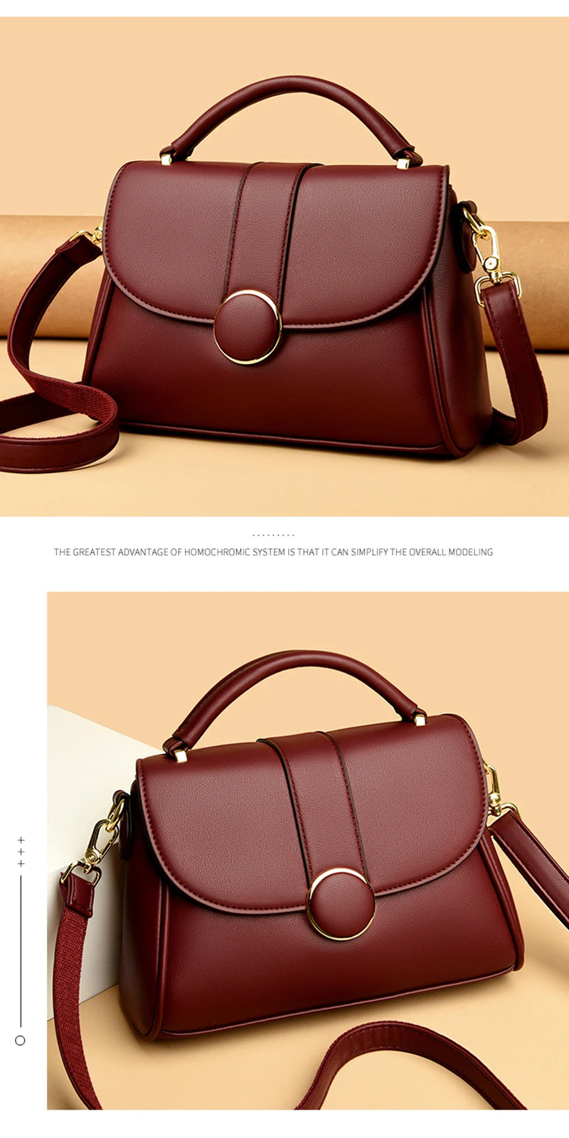 Fashion Solid Color  Women Crossbody Luxury Female Shoulder Designer New Handbag Ladies Tote Sac A Main Feminina