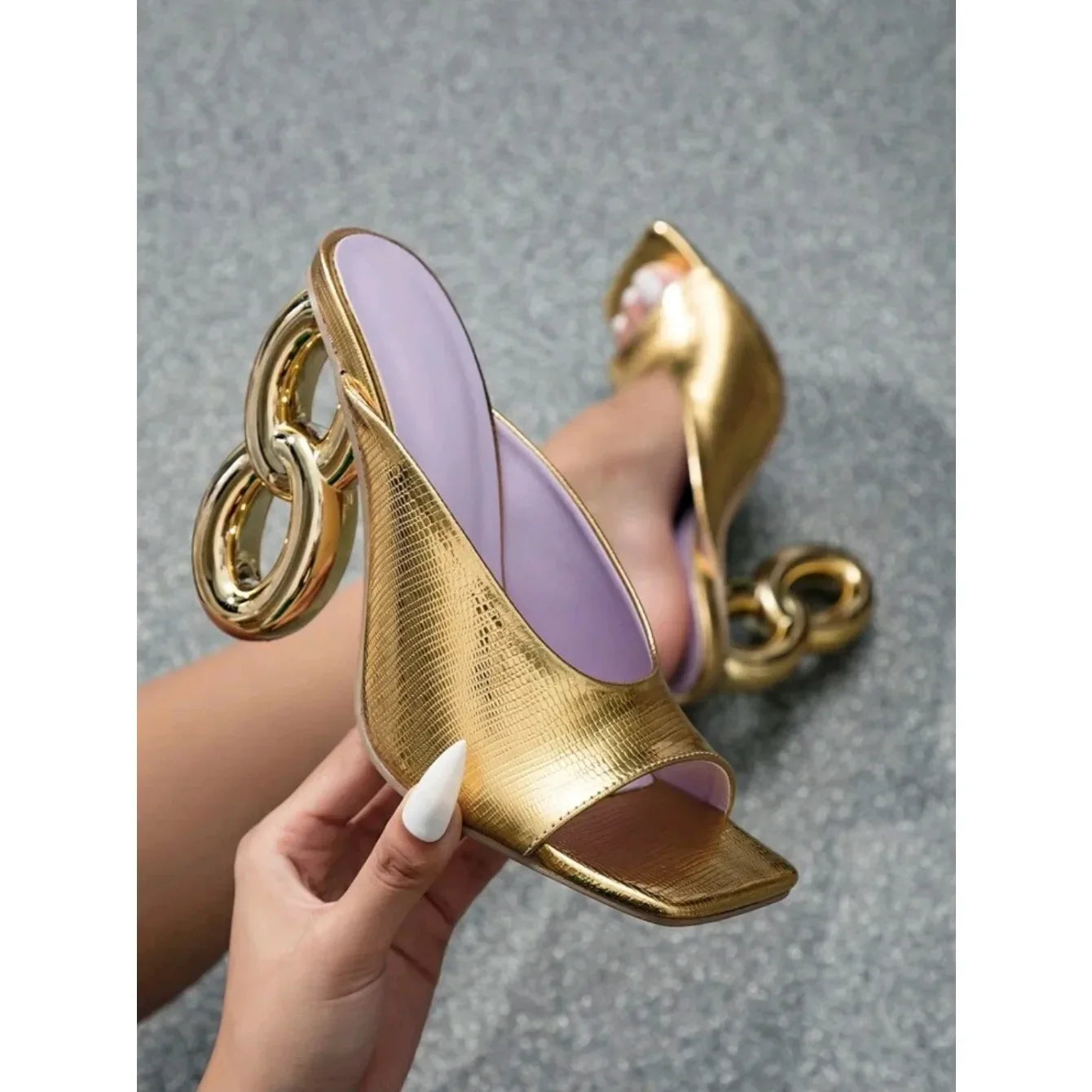 Ladies Shoes Summer Women High Quality Peep Toe Women Slippers Waterproof Casual Slippers Women High Heels Zapatos Para Mujeres