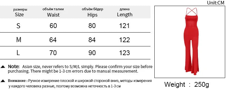 Women New Summer Elegant Jumpsiuits Sexy Backless Sling Slim Streetwear Bandage Halter Sleeveless Split Long Jumpsiuits Clothing