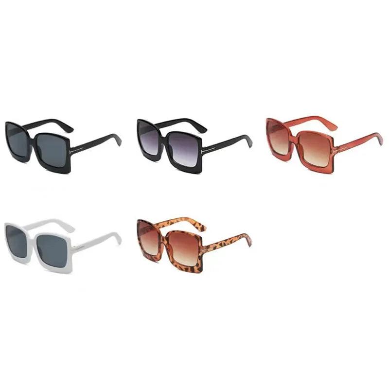 New Oversized Square Frame Sunglasses Women's Brand Designer Fashion Sun Glasses Lady Outdoor Driving Eyewear UV400 Gafas De Sol - CRAVO ROSE