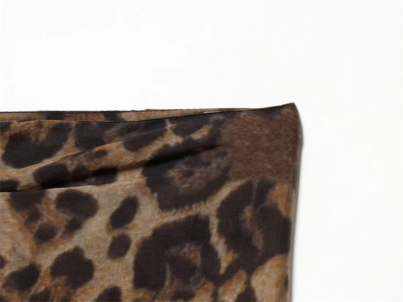 Women's Skirt 2026 New Fashion Summer Animal Print Wrap Skirt for Women Casual Chic Personality Ladies Skirt