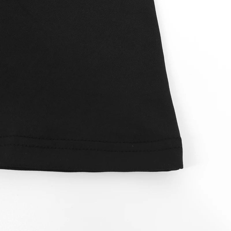 Black Sexy Autumn Dresses Women Fashion New Streetwear Long Sleeves Turtleneck Dress Hollow Out Lady Casual Slim Dress Clothing