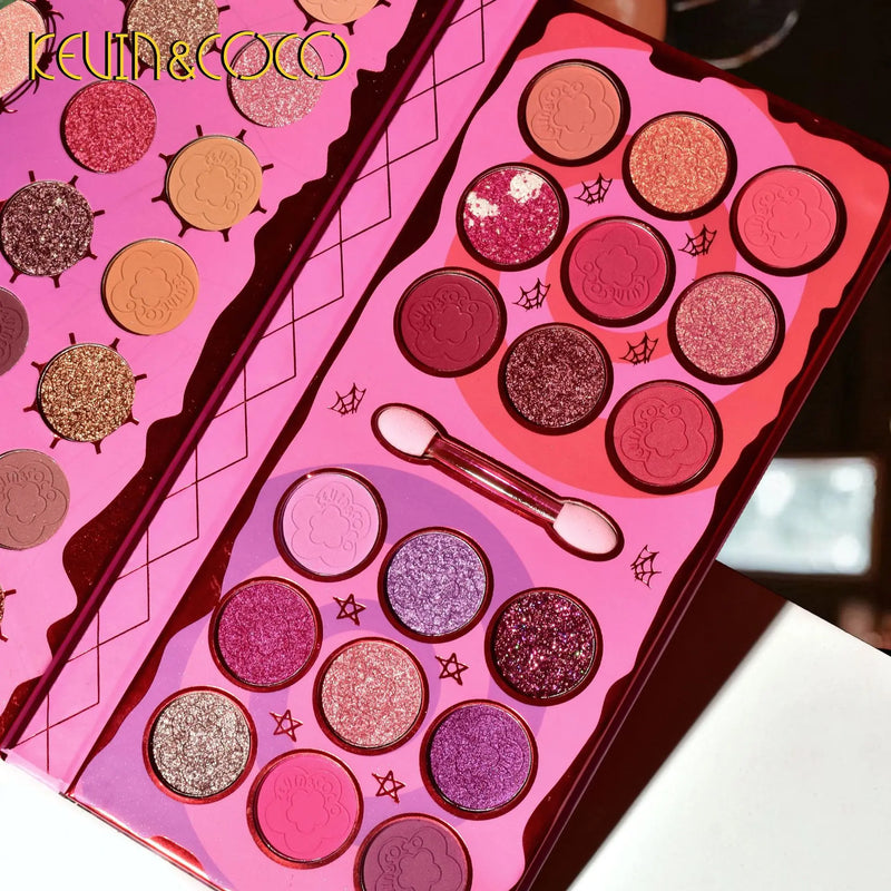 Beauty Makeup Girl Sombra Blush Contorno Paleta Tudo em Um 68 Cores Paleta de Sombras