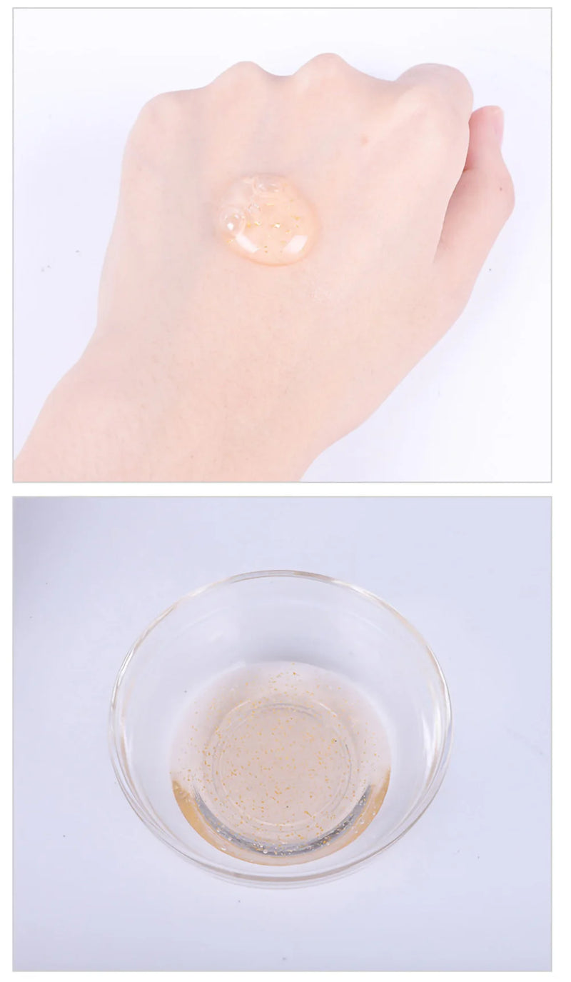 Conjunto de cuidados com a pele 24K Gold Niacinamida Soro Facial Antienvelhecimento Produtos para a Pele Remover Olheiras Creme de Colágeno para os Olhos Kit de Cuidados com a Pele