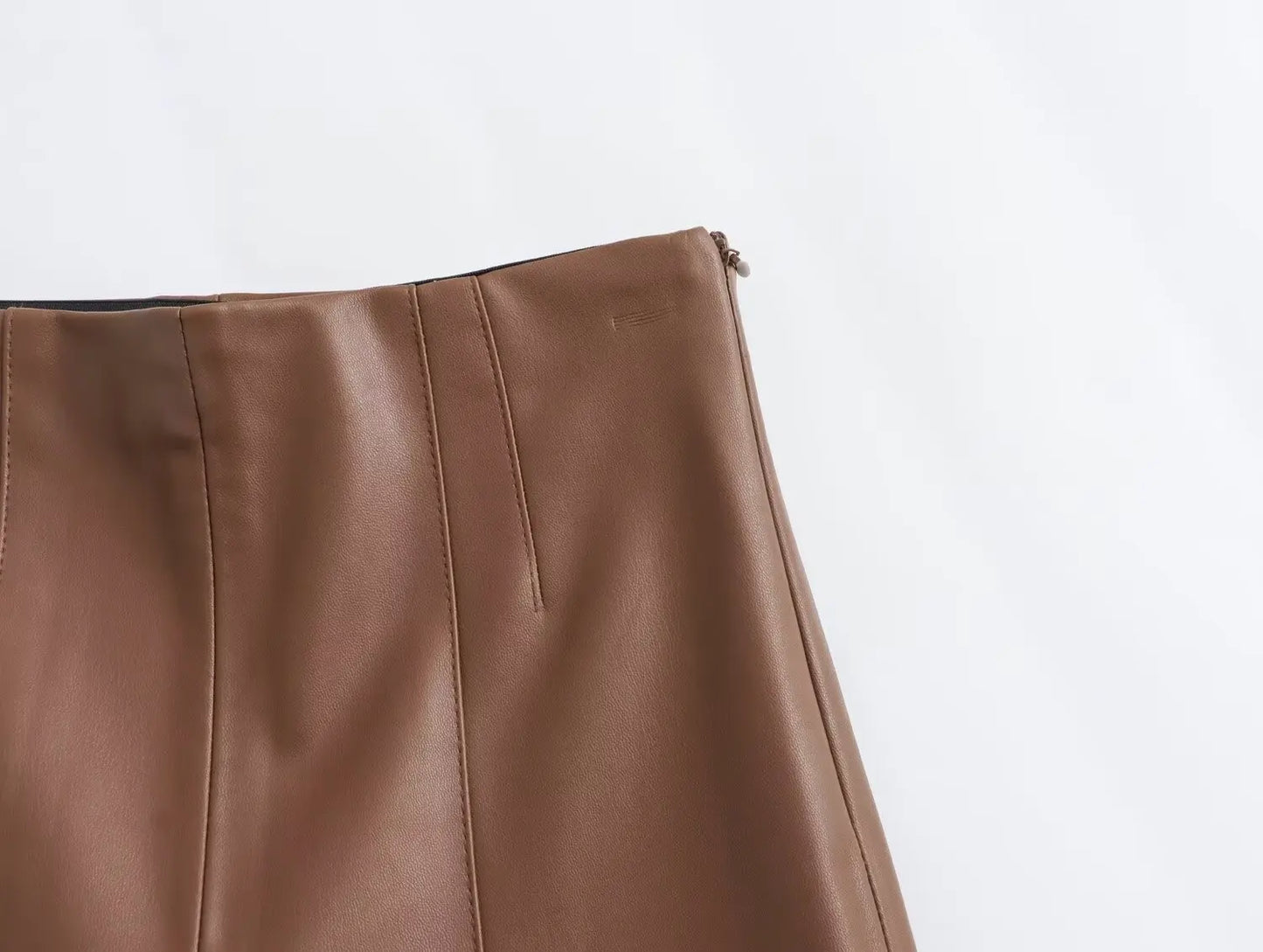 HH 2024 Women's Faux Leather Pants High Waist Straight Leg Trousers Fashion Female Streetwear Stylish Stretch Pencil Pants