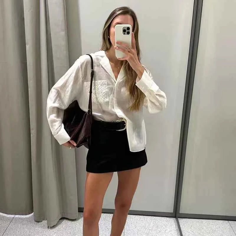 2026 New Women's Spring Shirts Fashion Loose Elegant Office Shirts Chic Street Comfort Youth Travel Holiday Shirt Tops