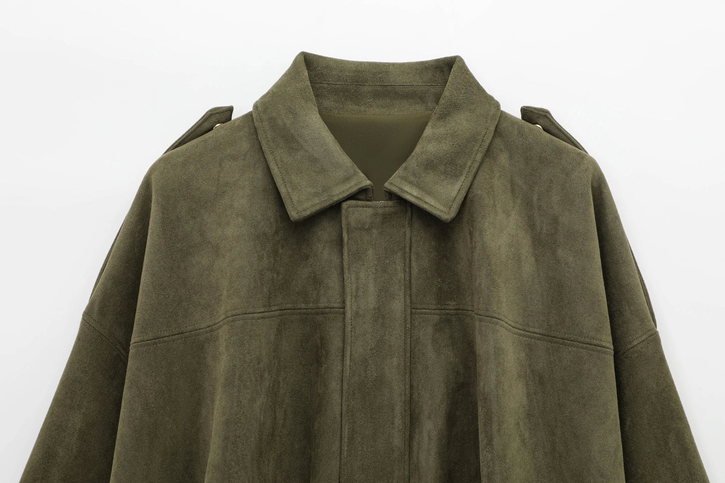 KONDALA Vintage Cool Green Streetwear Women Jacket Fashion 2026 Spring Zipper Folds High Street Chic Modern Female Short Outwear