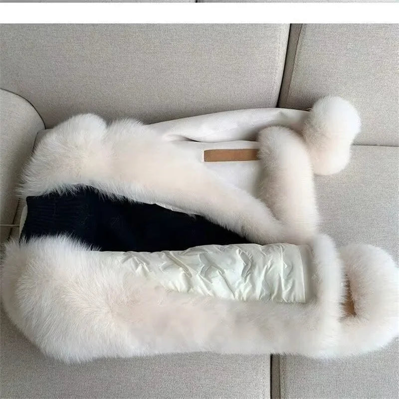 High End Fashion Faux Mink Fur Jacket 2025 New Winter Thicken Warm Elegant Fluffy Short Fur Coats High Quality Fox Fur Outwear