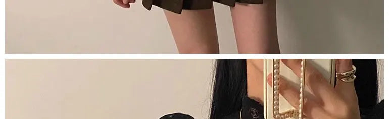 Fleece Lined Lace Base Shirt Women's Autumn Winter Hollow out Mesh Top Trendy Commute Style High Neck Long Sleeve  Color
