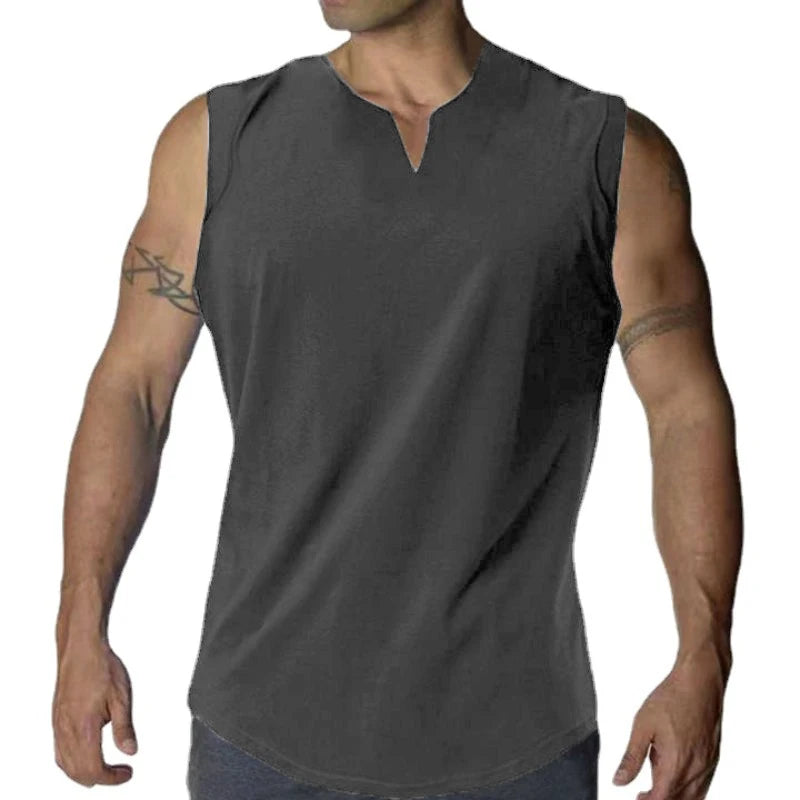 Regatas de ginástica sem mangas, camiseta básica leve, camiseta grande