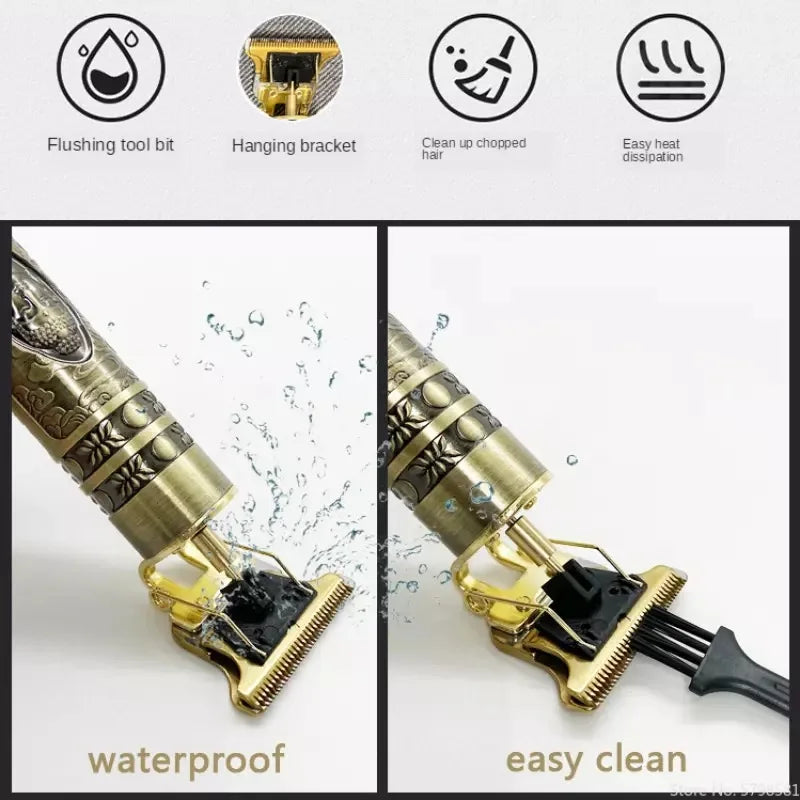 ALFA Máquina De Cortar Cabelo Parágrafo Barba Masculina Designer Aleatório Elétrico Profissional