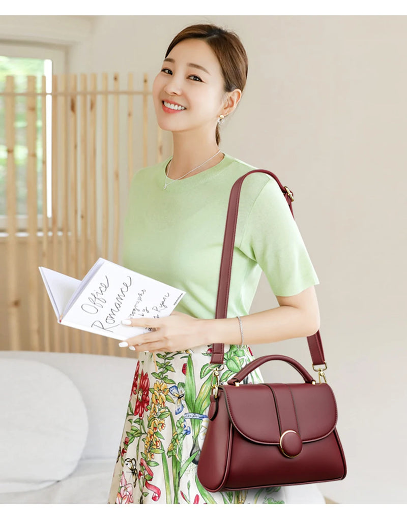 Fashion Solid Color  Women Crossbody Luxury Female Shoulder Designer New Handbag Ladies Tote Sac A Main Feminina