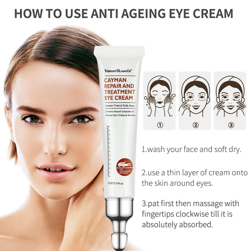 Creme para os olhos com colágeno e peptídeos, antirrugas, antienvelhecimento, remove olheiras, cuidados com os olhos contra inchaço e bolsas, creme hidratante para os olhos
