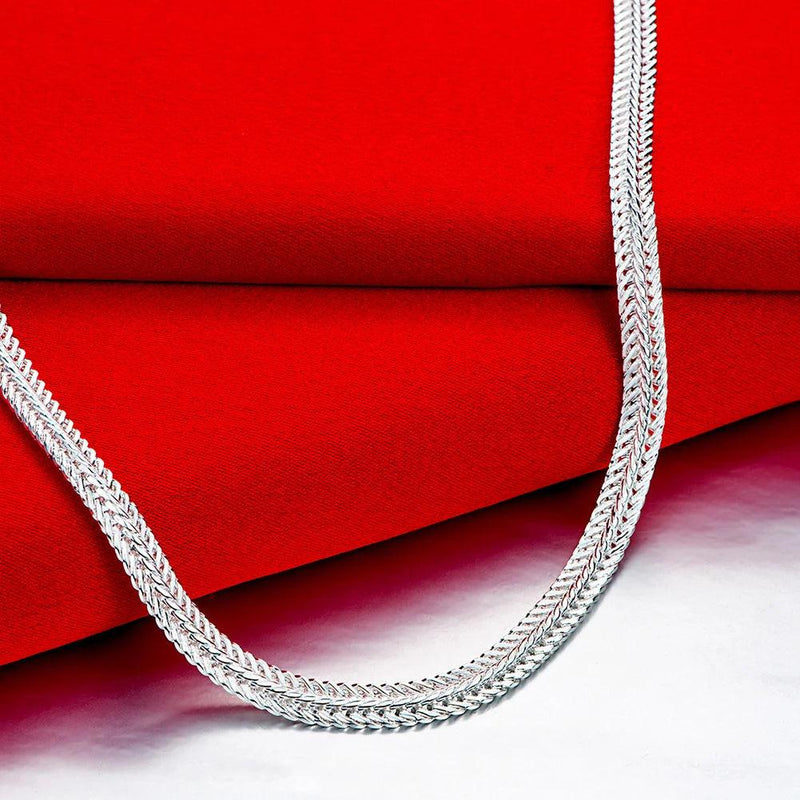 925 sterling silver Snake chain Necklace Noble for women men jewelry designer wedding engagement gifts 50cm wholesale price - CRAVO ROSE