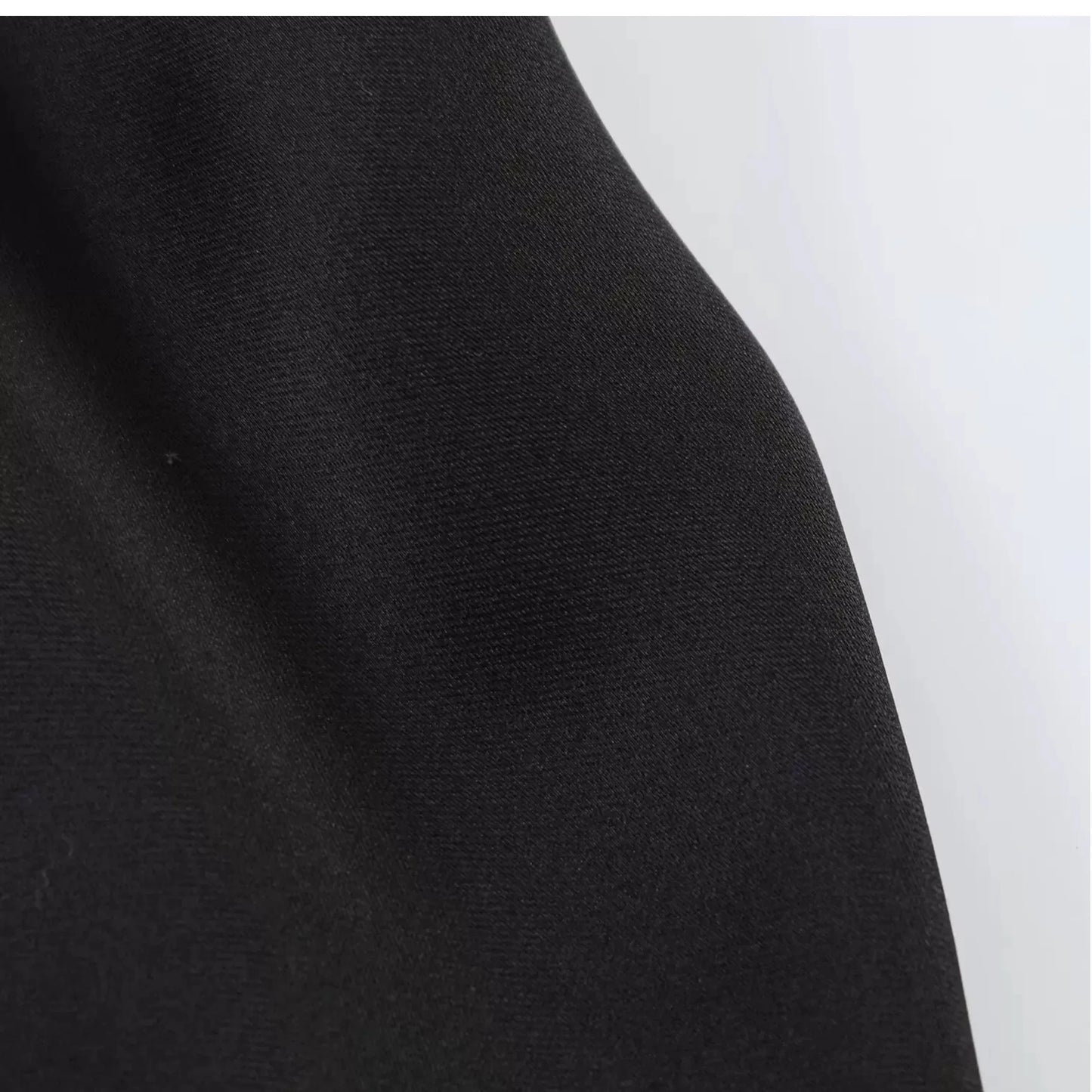 Spring New Women's  Knot Belted Asymmetrical Hem Neck Hanging Collar Top Loose Fit Other Material 100% Short Length
