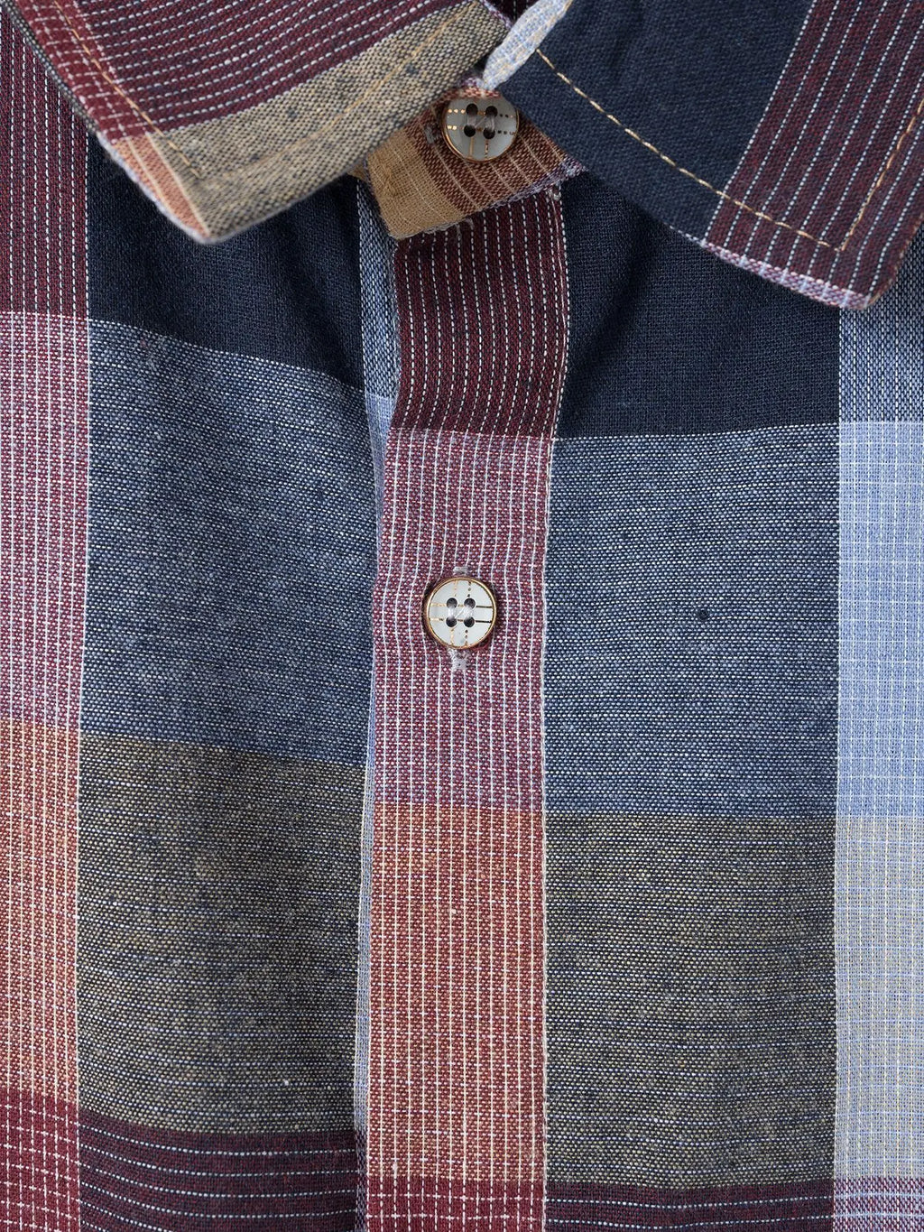 2024 Cross Border Amazon Summer New Plaid Shirt Summer Men's Short Sleeve Lapel Youth Casual Short Sleeve Men's Shirt