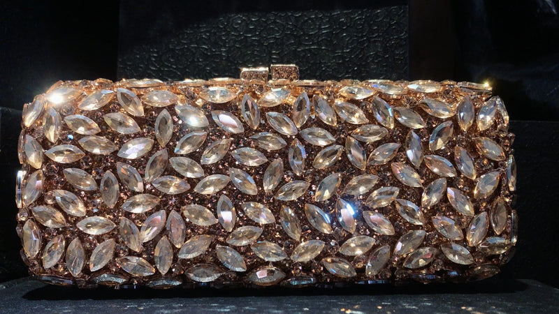 2025 Women Crystal Green/Gold/Silver Evening Bags Party Cocktail Formal Dinner Ladies Diamond Clutch Purse Wedding Handbags