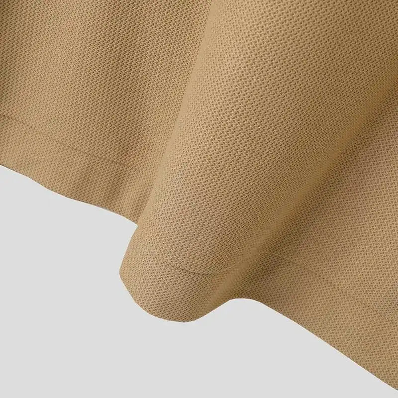 Conjuntos masculinos cor sólida, cardigan de meia manga e shorts com cordão, duas peças, moda urbana, ternos casuais