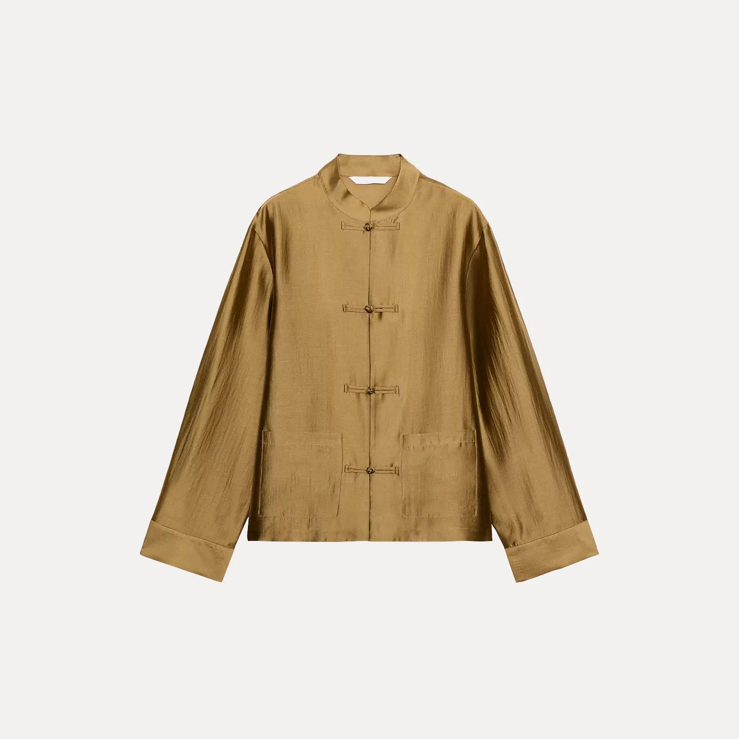 Fashionable Long Sleeve round Neck Rope Knot Button Women's Shirt New 2026 Summer Clothing Versatile Stylish Zadata Brand