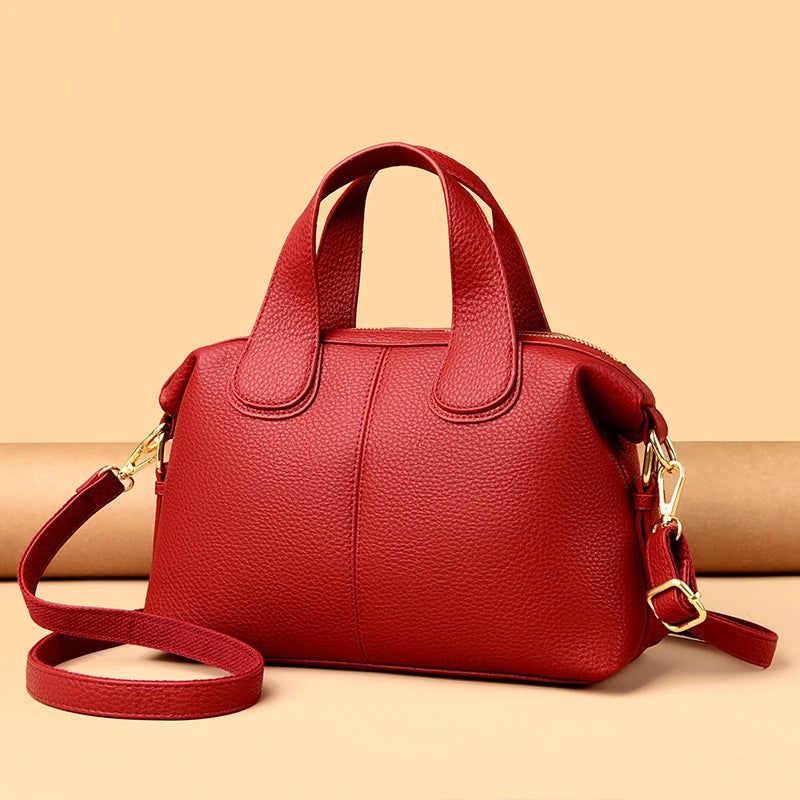 Bolsa feminina de couro de luxo, designer de moda, bolsa transversal de ombro para mulheres, bolsas femininas de marca de alta qualidade, novas