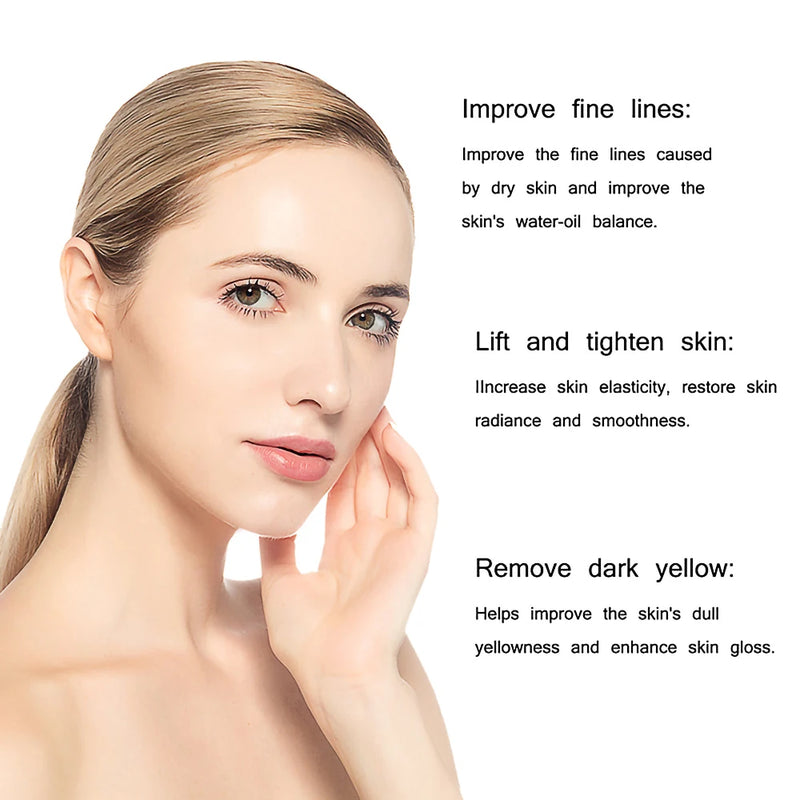 Conjunto de cuidados com a pele 24K Gold Niacinamida Soro Facial Antienvelhecimento Produtos para a Pele Remover Olheiras Creme de Colágeno para os Olhos Kit de Cuidados com a Pele