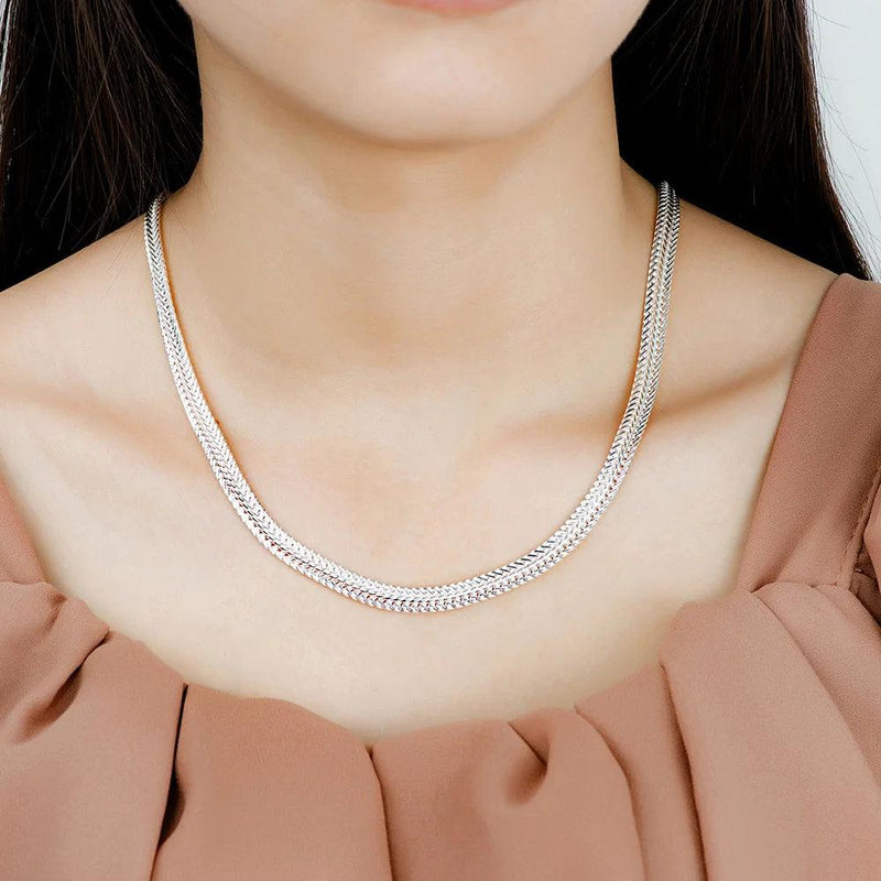 925 sterling silver Snake chain Necklace Noble for women men jewelry designer wedding engagement gifts 50cm wholesale price - CRAVO ROSE