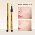 GECOMO Press Concealer Pen Corretivo Líquido Base Hidratante de Longa Duração Não Desbota Maquiagem Facial Poros Invisíveis