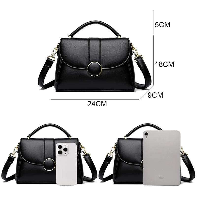 Fashion Solid Color  Women Crossbody Luxury Female Shoulder Designer New Handbag Ladies Tote Sac A Main Feminina