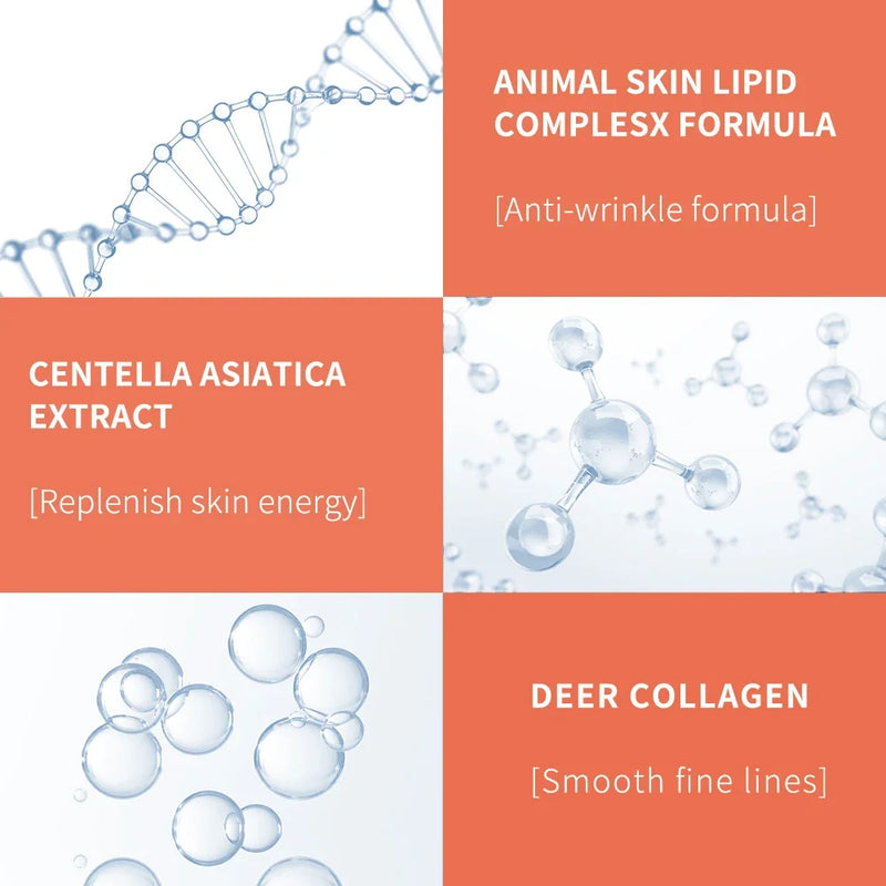 Creme para os olhos com colágeno e peptídeos, antirrugas, antienvelhecimento, remove olheiras, cuidados com os olhos contra inchaço e bolsas, creme hidratante para os olhos