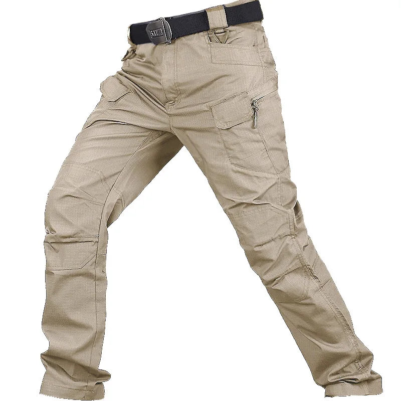 men's special forces camouflage pants Work pants Autumn outdoor multi bag pants Wear resistant IX7 training pants