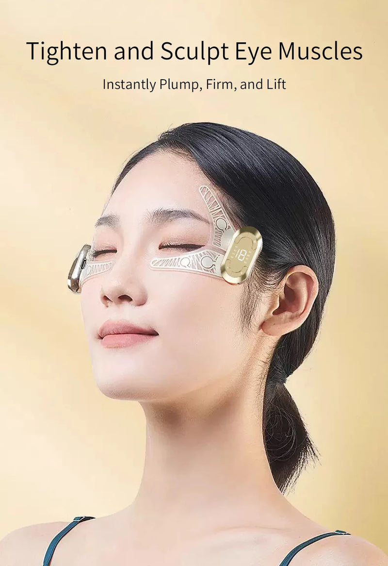 EMS Eye Face Beauty Massagem Estimulador Muscular Lifting Facial Antirrugas Lifting Facial Cuidados com a Pele Olheiras Alivia Fadiga