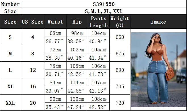 Denim Pant Women Jeans Vintage Wide Leg Long Pants Slim Fit High Waist Straight Trousers Y2k Streetwear Elegant Work Casual