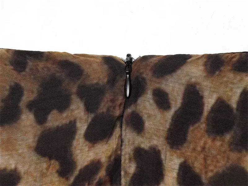 Women's Skirt 2026 New Fashion Summer Animal Print Wrap Skirt for Women Casual Chic Personality Ladies Skirt