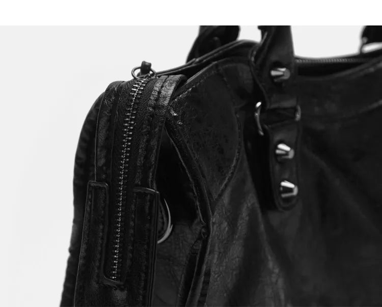 City Motorcycle Shoulder Bag Tote Bag for Women Luxury Designer 2026 Autumn and Winter handbag crossbody Large Capacity