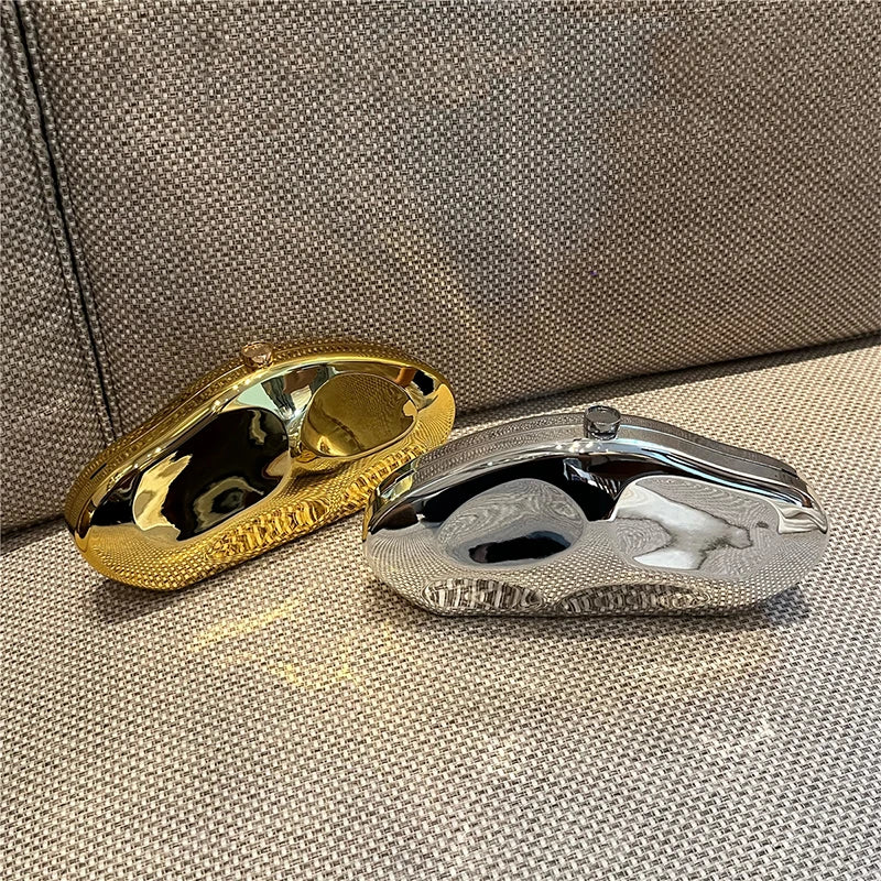 Jiomay acrílico ouro bolsa de luxo designer bolsas alta qualidade glamourosa casamento noite saco moda bolsas para mulher - CRAVO ROSE