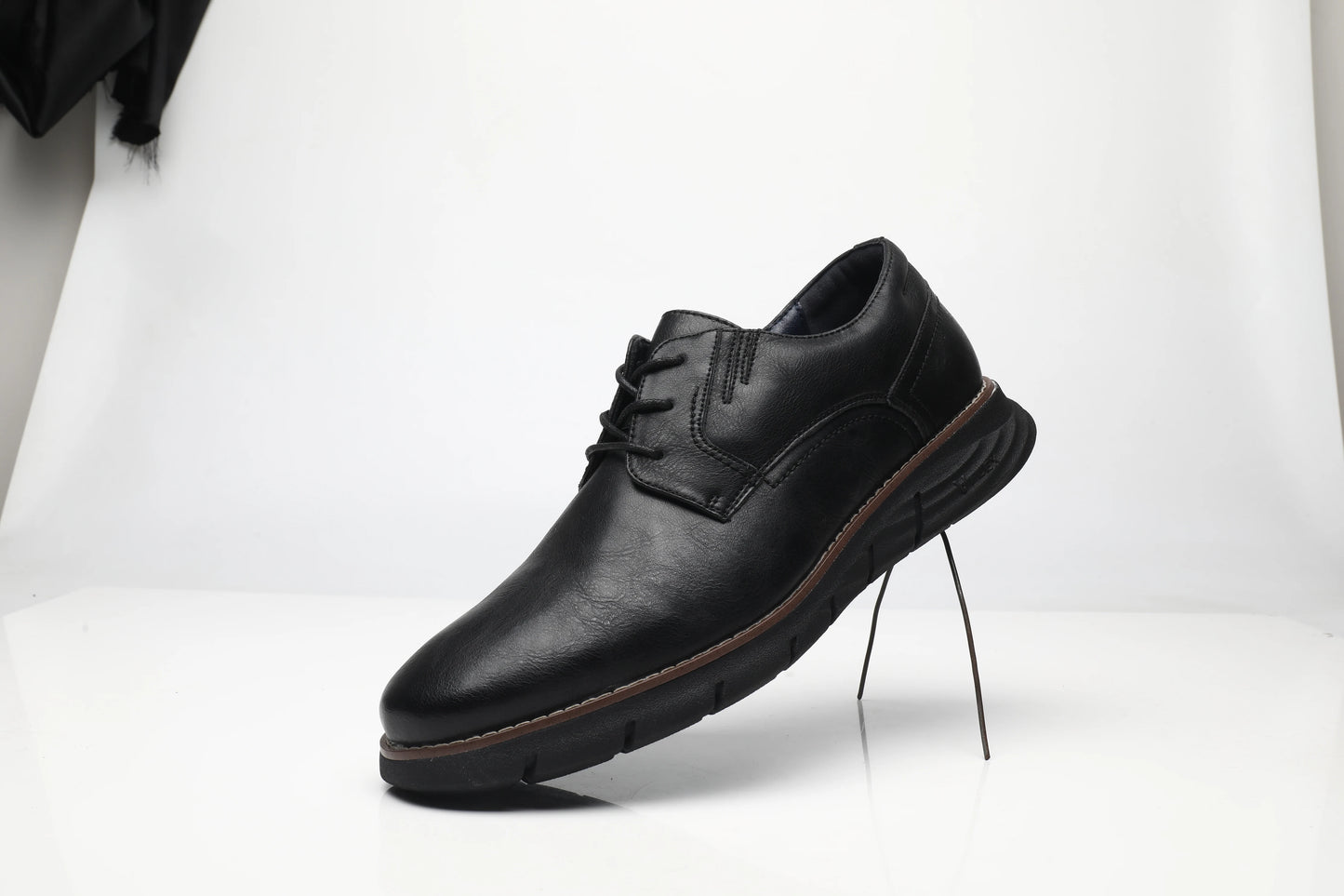 BHKH Male Sneakers Autumn/Winter traf Leather Men Casual Shoes Business Work Office Lace-up Dress shoes For Men Size47