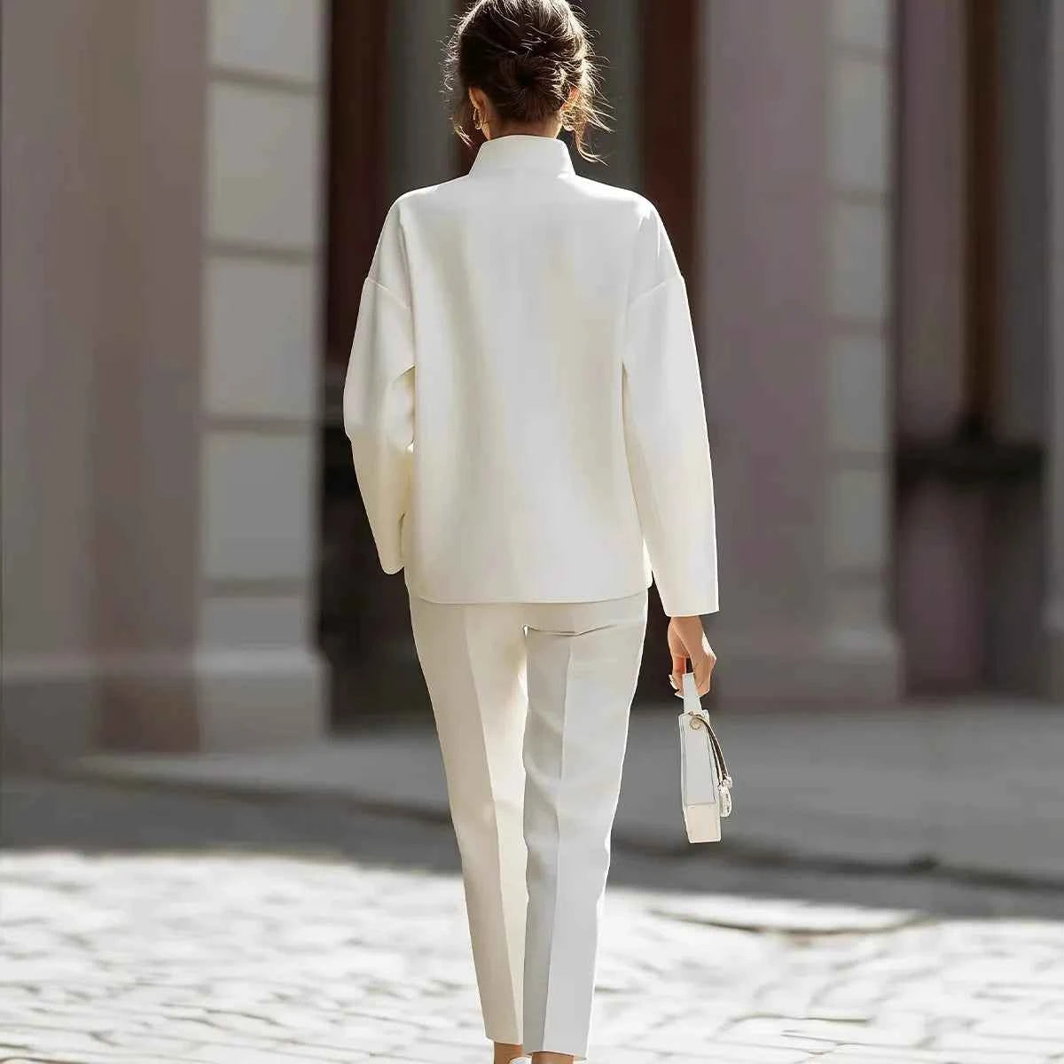 2026 Spring Urban Commute New Style Fashion Elegant Versatile Long Sleeve Lapel Pocket Women Casual Suit