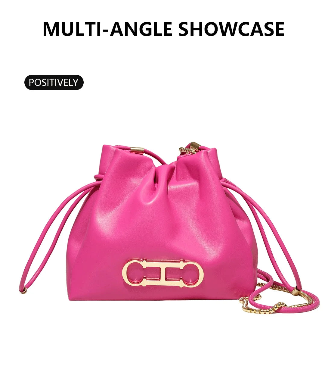 CH Fashionable Commuter Bag High-Quality Solid Color Design Women's Handbag 2026 Classic Style Everyday Women's Small Bag