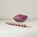 Shell Brand Pearl Brown Marble Acrylic Box Clutches Evening Bag Wedding Party  Female Mini Purse Evening Female Bridal Handbag