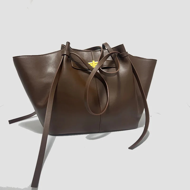 2026 Women's Summer Large Capacity Commuter Tote Bag Female Korean Fashion Luxury Pu Leather Handbags Chic Trend Underarm Bag