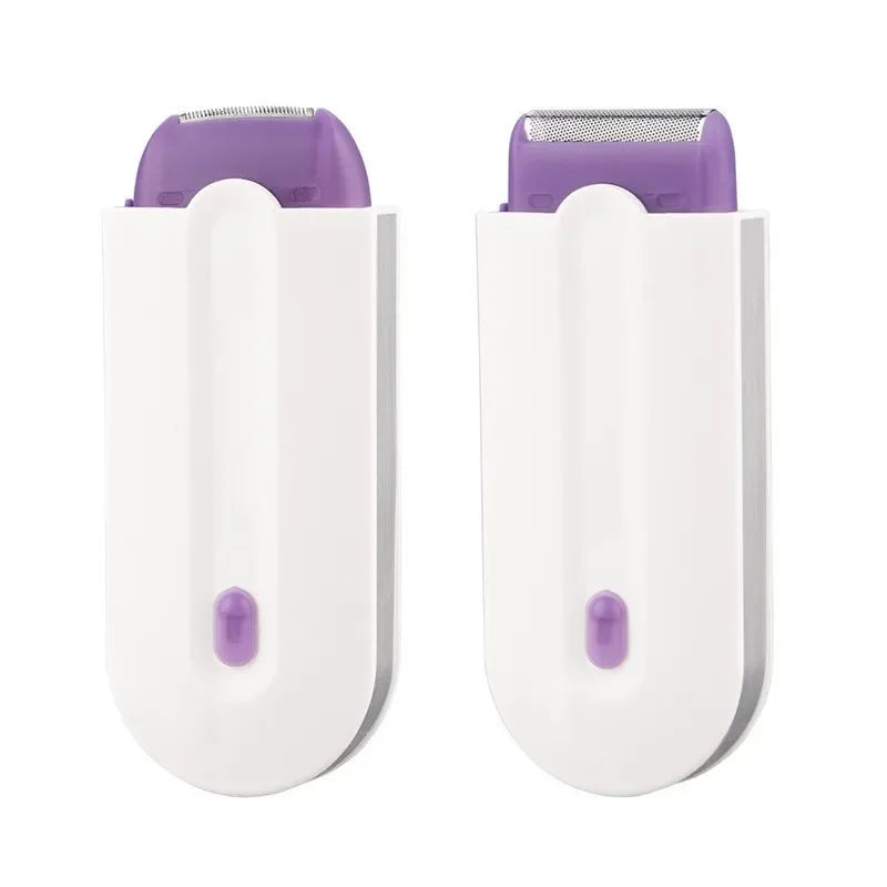 Depilador elétrico Barbeador elétrico Mini recarregável Remove pelos sem dor Depilador facial para rosto e corpo