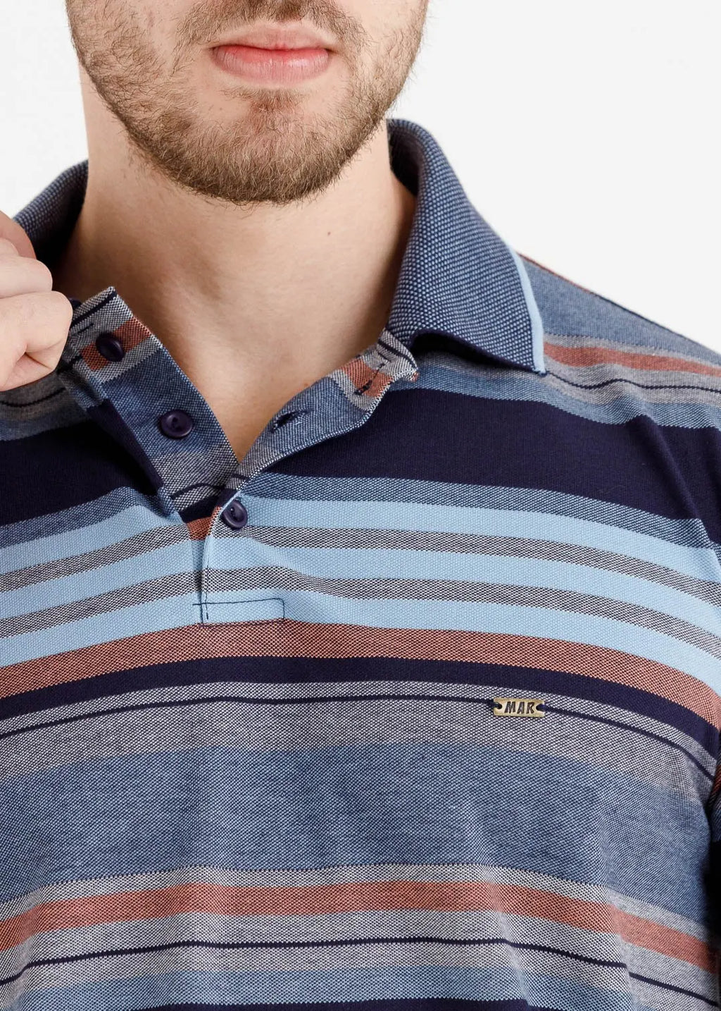 Rapport Striped Polo Shirt