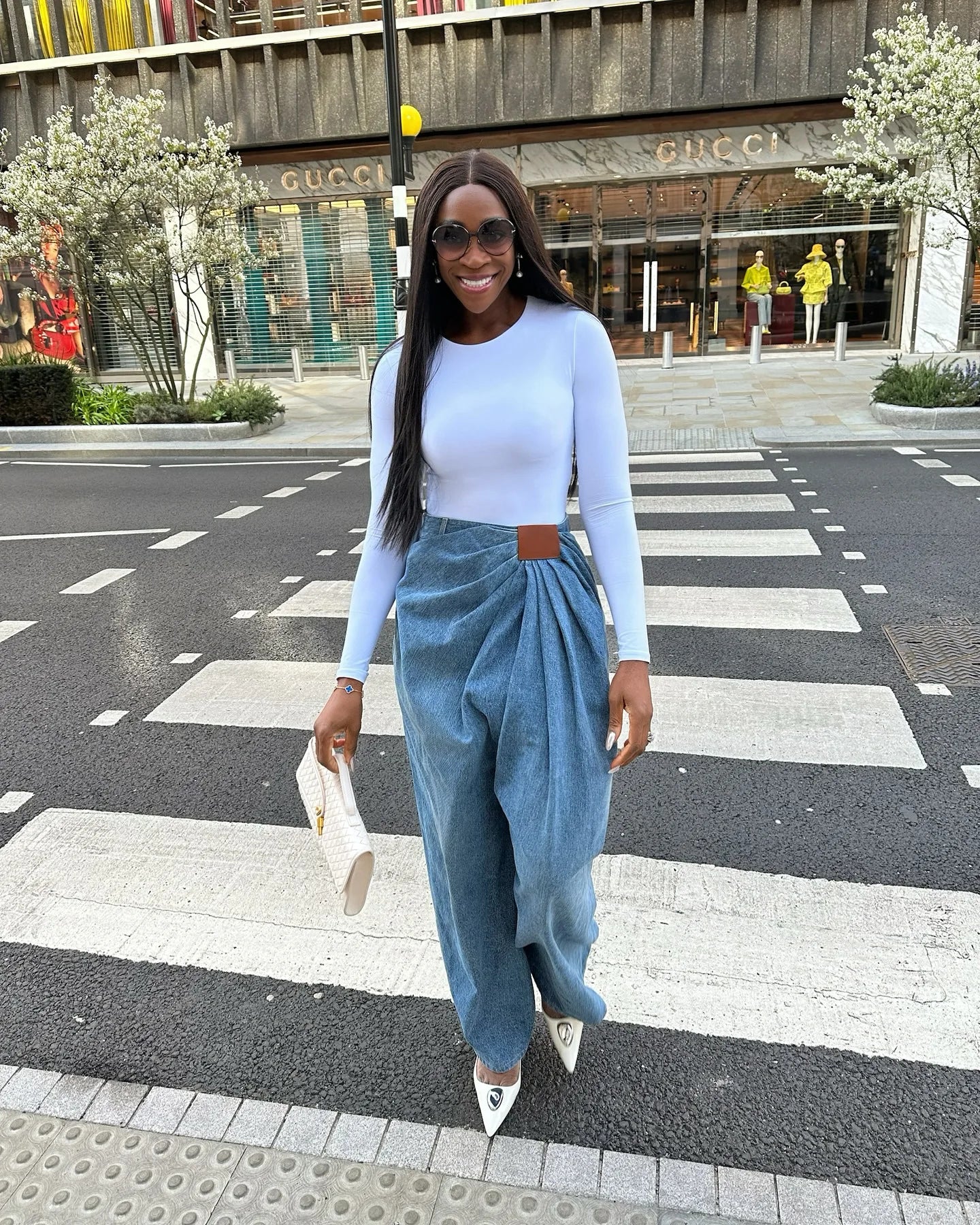 Women Wide Leg Pants Jeans Washed High Waist Folds Distressed Denims Spring 2026 Vintage Female Trousers Streetwear Floor Length