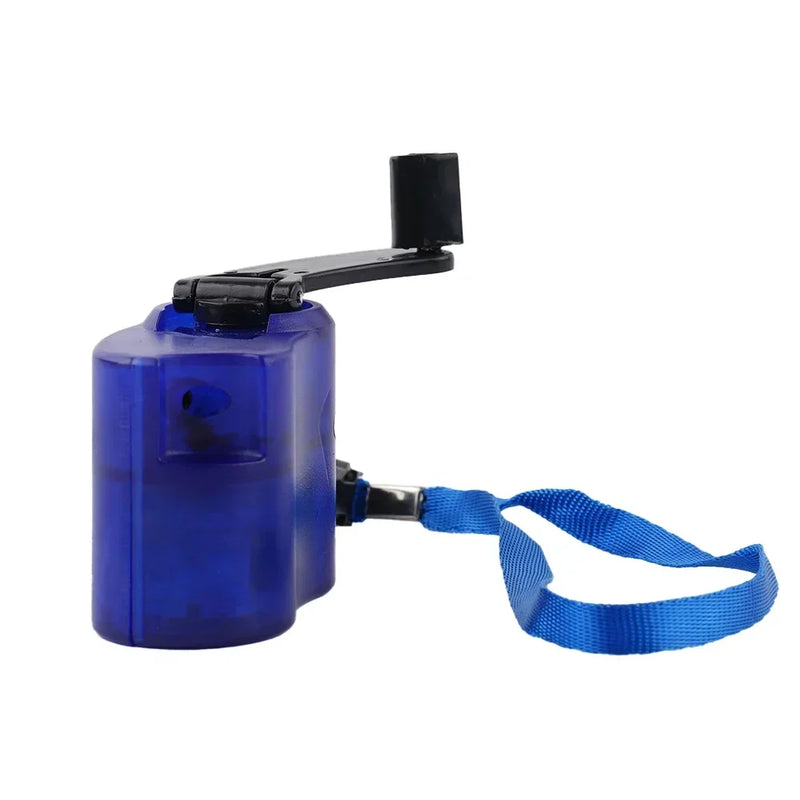Carregador de manivela USB 1 peça, gerador manual, dínamo móvel, carregador de emergência, ferramenta portátil para atividades ao ar livre