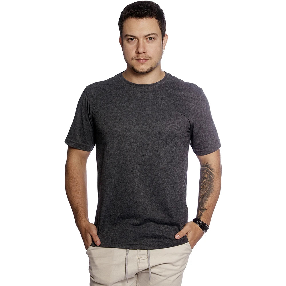 Men 100% 30.1 Cotton Basic T-Shirt