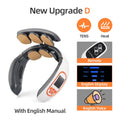Massageador inteligente de pescoço e costas com 6 cabeças, massagem para ombros e pescoço, massageador cervical