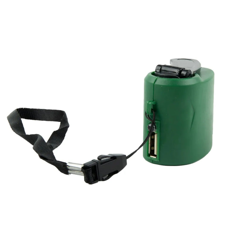 Carregador de manivela USB 1 peça, gerador manual, dínamo móvel, carregador de emergência, ferramenta portátil para atividades ao ar livre